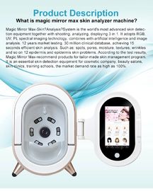 아BS 패드 Andriod 체계를 가진 물자 피부 스캐너 분석 3D 마술 거울