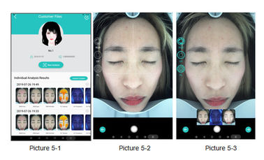 Wrinkel 분석 체계 얼굴 사진기 3d 얼굴 스캐너 자동적인 시험