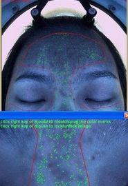 RGB 습기 피부 해석기 기계, 3D 기능을 가진 습기 분석